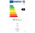 Automobilinio šaldytuvo CFF20 energijos lipdukas