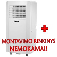Mobilus kondicionierius Roma Wood's su montavimo rinkiniu