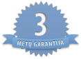 3 metų garantija