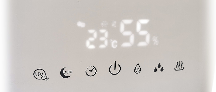 Oro drėkintuvo valdymo skydelis Meaco