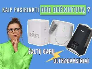 Kaip pasirinkti oro drėkintuvą